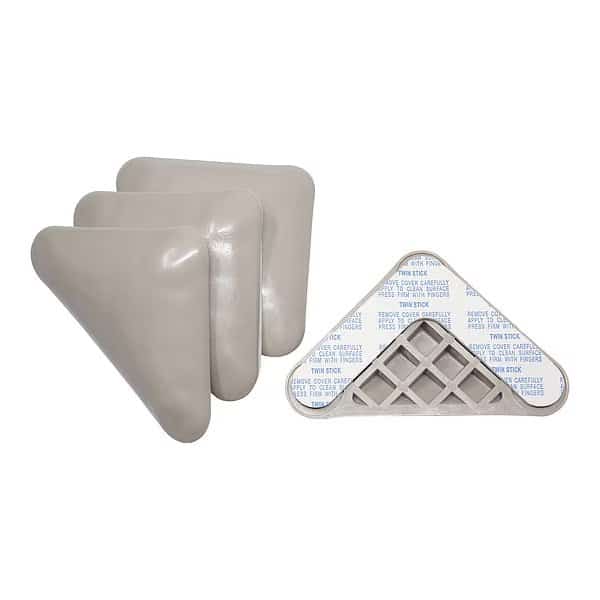 Furniture Glides, SelfStick, Tri, 4-1/2, PK4