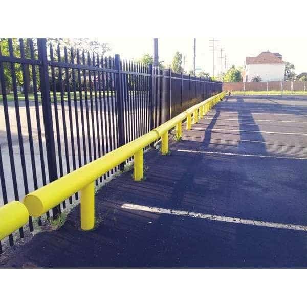 Guard Rail,10 ft. L,14-3/4 In. H, Mfr#: HGR-1-120-14 3/4-P, IDEAL SHIELD