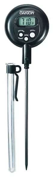 5" Stem Digital Pocket Thermometer, 14 Degrees to 392 Degrees F