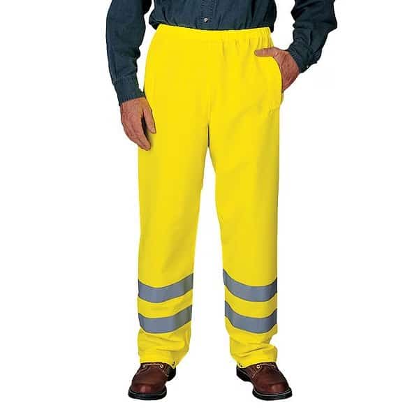 Breathable Pants, High Visibility Yellow, Size 32