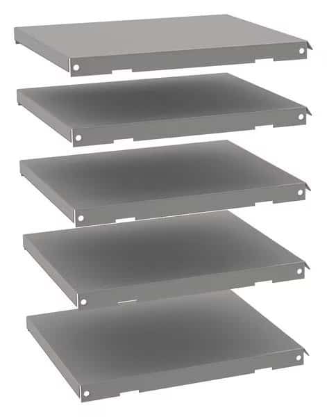 Shelves,Letter Size,Gray,PK5, Mfr#: 4005 MED GREY, TENNSCO