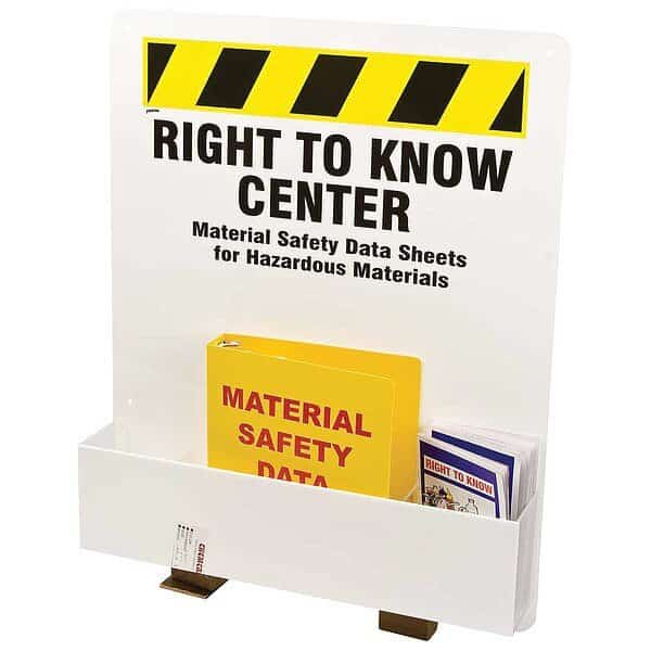 Right to Know Complete Center, Mfr#: RK373E, BRADY