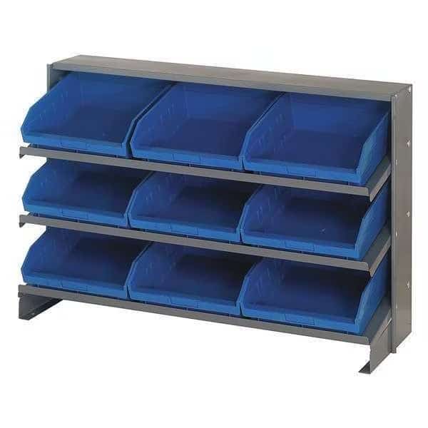 Bench Pick Rack,12x21x36in, Blue, Mfr#: QPRHA-109BL, QUANTUM STORAGE SYSTEMS