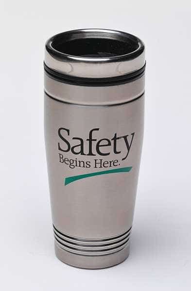 Travel Mug, Safety Begins Here, 18 oz.