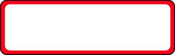 Label, 7/8 In. H, 2-7/8 In. W, PK500, LB132321