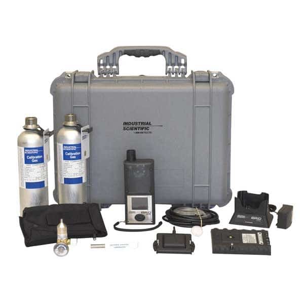 MX6 iBrid Multi-Gas Detector, Audible, Vibrating, Visual, LCD, 36 hr Battery Life