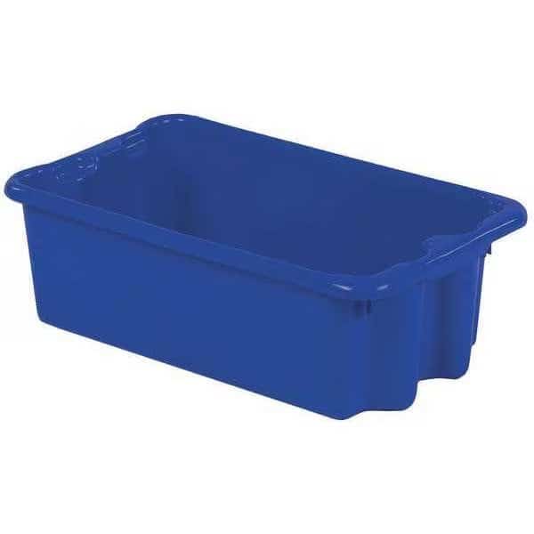 Stk and Nest Ctr,Blue,Solid,Polyethylene, Mfr#: SN2414-8 BLUE, LEWISBINS
