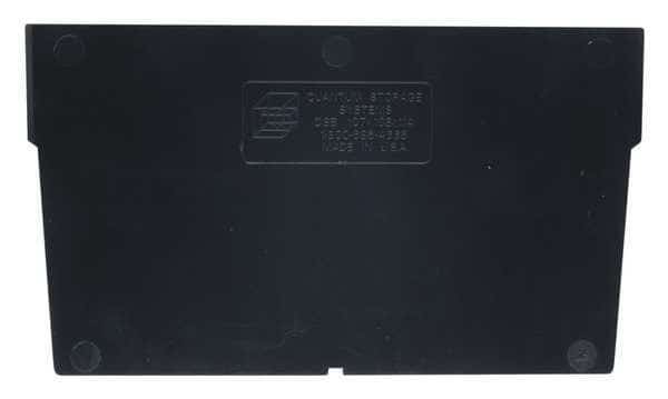 Plastic Divider, Black, 7 1/8 in L, 4 in H, 50 PK