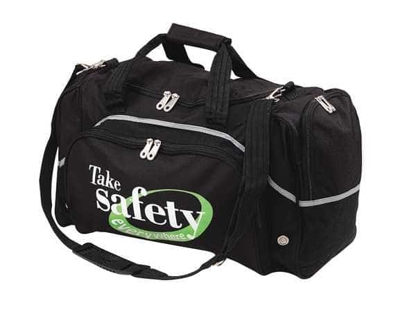 Duffel Bag, Safety Everywhere, Black