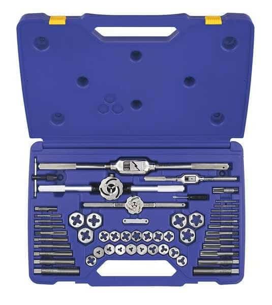 Tap/Die Set,53pc,NC,NF,NPT, Mfr#: 24640, IRWIN HANSON
