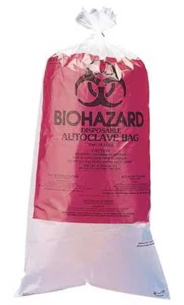 Autoclav.Biohaz.Bag, 8to10gal, Clear, PK100