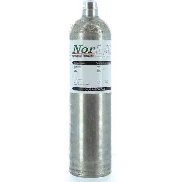 Calibration Gas, Ammonia, 58 L, C-10 Connection, +/-5% Accuracy, 500 psi Max. Pressure