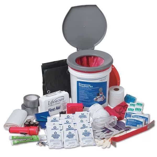 Disaster Survival Kit,25 People, Mfr#: 31001, LIFESECURE