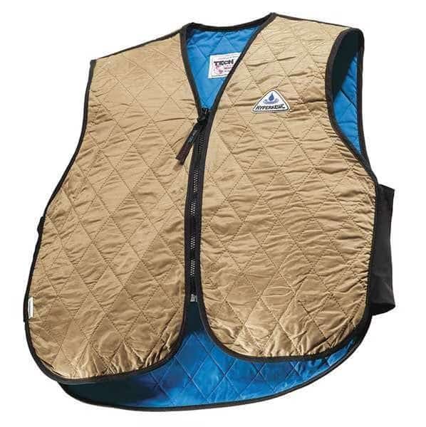 Cooling Vest, S, Khaki, Nylon