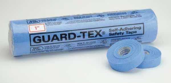 Safety Tape, Blue, 1 In. W, 30 yd. L, PK12