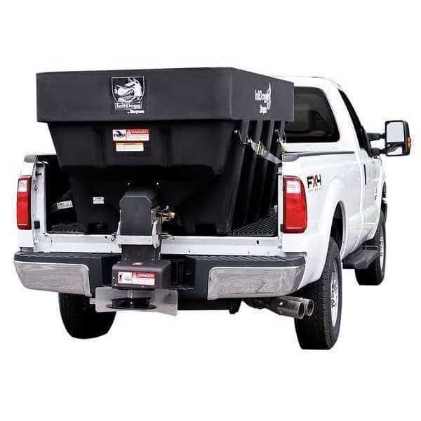 2.0 Cubic Yard Electric Black Poly Hopper Spreader