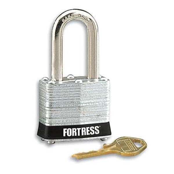 Lockout Padlock, KD, Black, 1-1/4"H