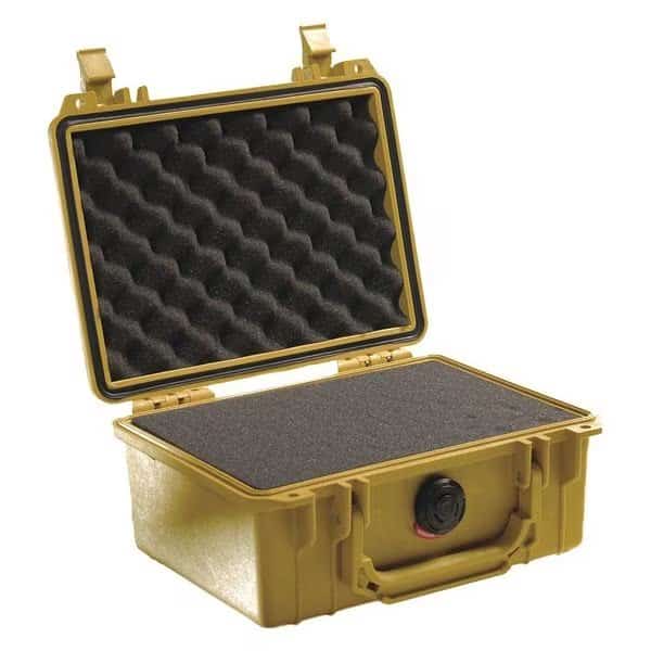 Protective Case, Yellow, 9.12x7.56x4.37 In, Pelican, Mfr#: 1150