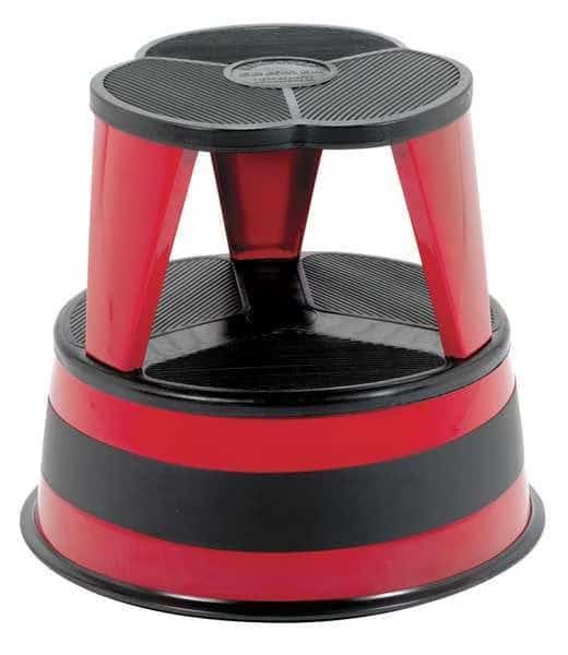 Office Step Stool,Red,14-1/2" H,350lb, Mfr#: 1001-43, CRAMER