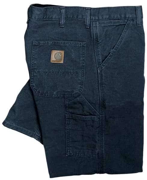 Men's Work Dungaree, 44 in, Midnight Blue, Cotton