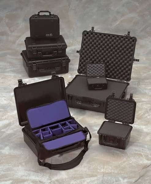 Black Protective Case, 10.62" L x 9.68" W x 4.87" D