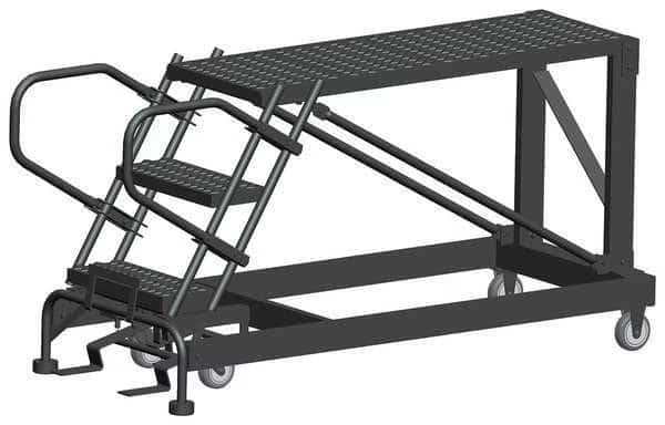 Roll Work Platform,Steel,Single,30 In.H, Mfr#: SNR3-2448, BALLYMORE