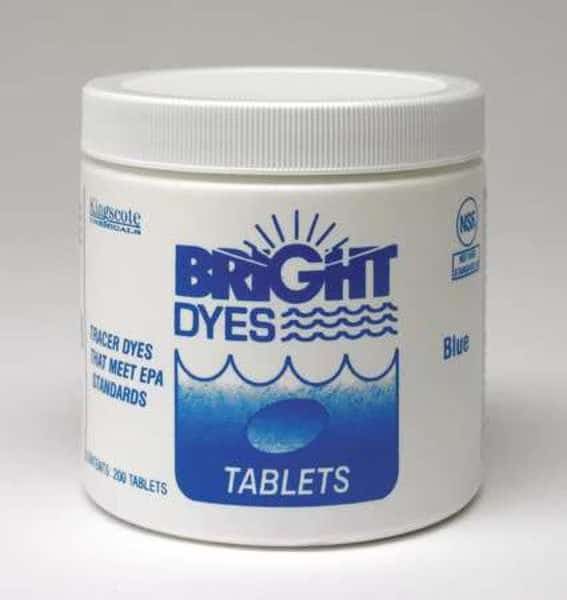 Dye Tracer Tablet, Blue, PK200