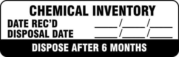 Hazard Label,2-7/8 In. W,PK500, Mfr#: LB132296, HARRIS INDUSTRIES