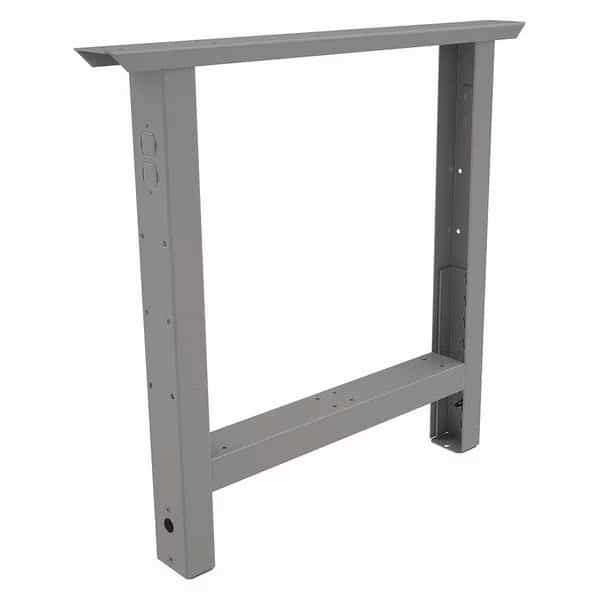 Adj. Leg, 3Wx30Dx27-7/8 to 35-3/8H, Gray