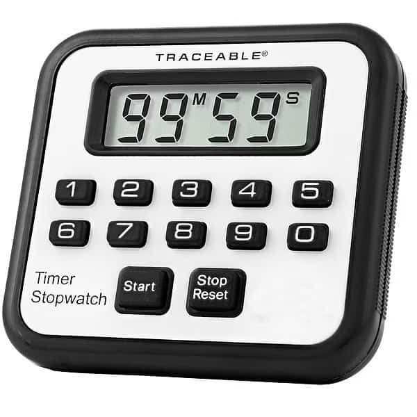 Alarm Timer/Stopwatch, Accuracy 0.01 Pct, Traceable, Mfr#: 5020