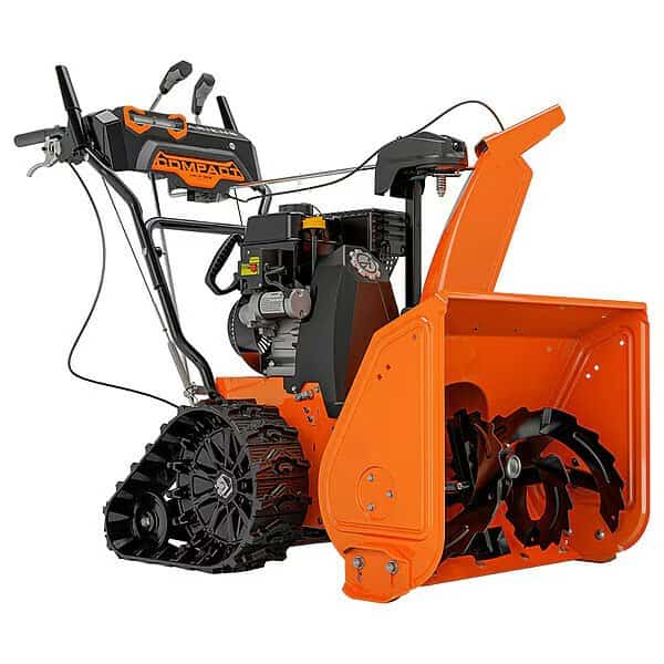 Gas-Powered Walk-Behind Snow Blower, Gas, 24 in Clearing Path, 11 in Auger Diameter, 10 lb-ft Torque