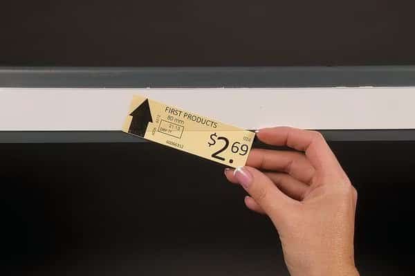 Label Holder, 3INX48IN, Clear strip, PK6