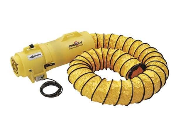 Blower/Exhauster Kit, 8 In, 1/3 HP, 230V