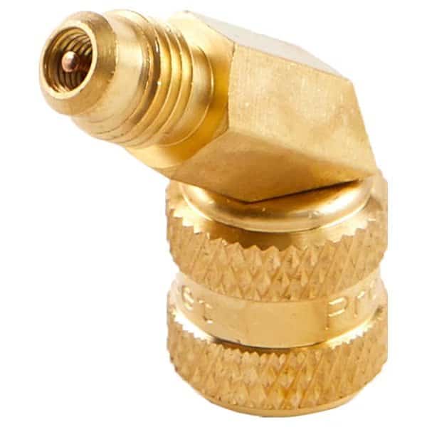 Hose Angled Adaptor, 1-3/4" L, For HVACR