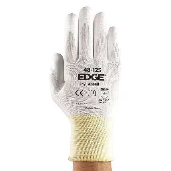 Knit Liner,15 ga.,White,Sz 6,PR, Mfr#: 48-125, EDGE