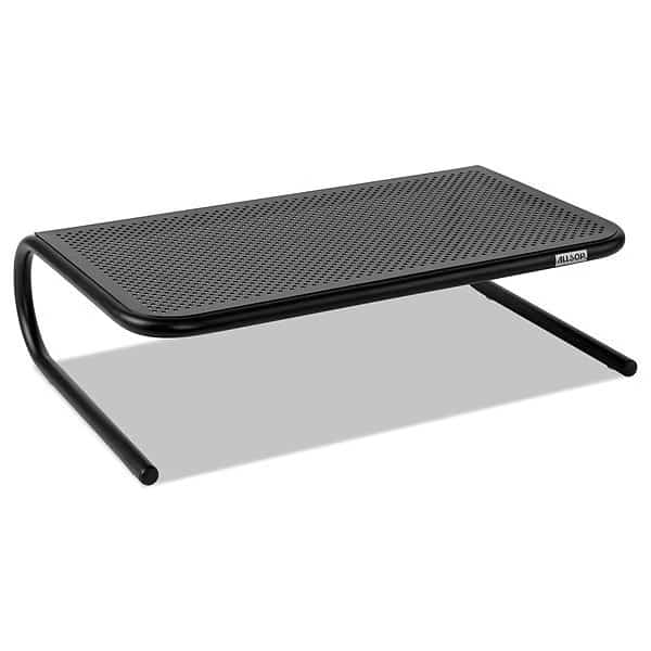 Steel Monitor Stand, 30 lb. Capacity, Black