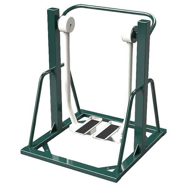 Air Walker, 37x37x37in, Green/Beige