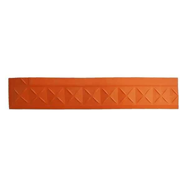 Female Edging, Orange, 22"Wx4"L, 2 PK