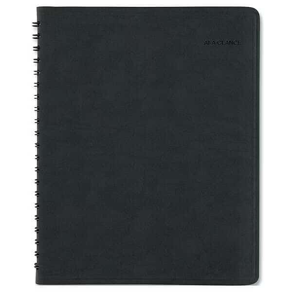 The Action Planner Weekly Appointment Book, 11 x 8, Black Cover, 12-Month (Jan to Dec): 2025