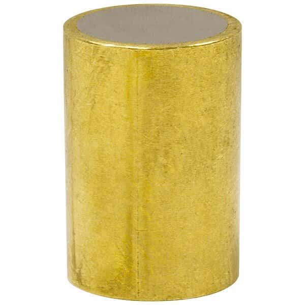 Brass Shielded Magnet, 1/2 in.