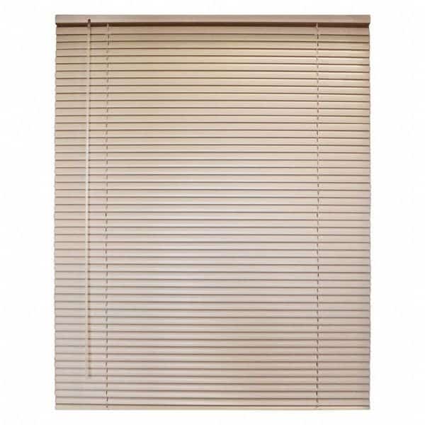 Window Blinds, Aluminum, Beige