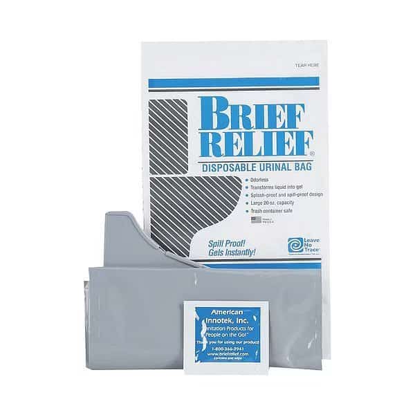Urine Bag, Plastic, 5x1x8.5", PK100