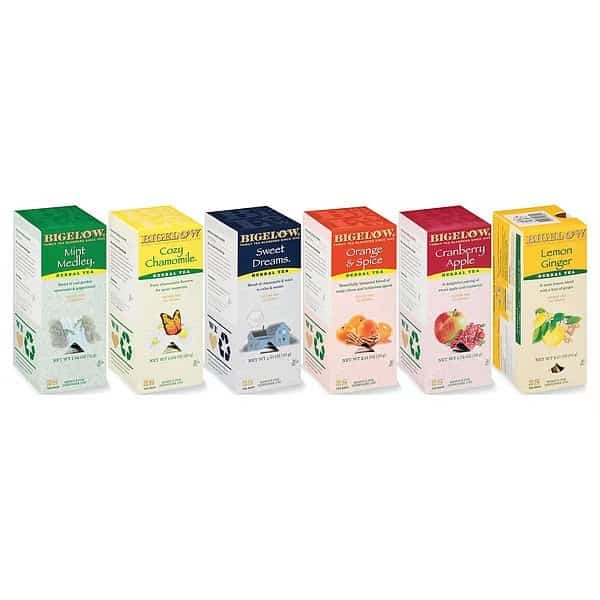 Tea Bag, Tea Bags, PK6, BIGELOW, Mfr# RCB17578