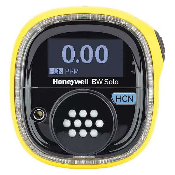 Single-Gas Detector, Audible, Vibrating, Visual, 1 yr Battery Life
