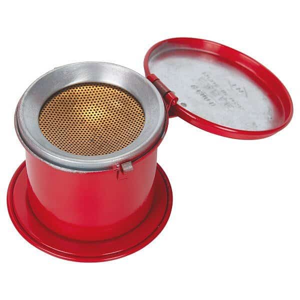 Daub Can, 1/8 gal Cap., Red, 3-1/2" H