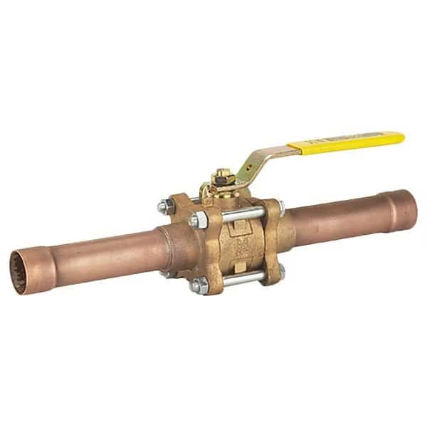 Manual 2-Way Ball Valve, NPT, Bronze