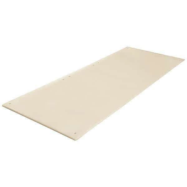 Ground Protection Mat, 18/25 in Thickness, High Density Polyethylene, Clear