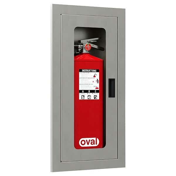 Fire Extinguisher Cabinet, 31.125" O.H