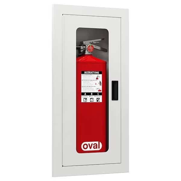 Fire Extinguisher Cabinet, 31.125" O.H
