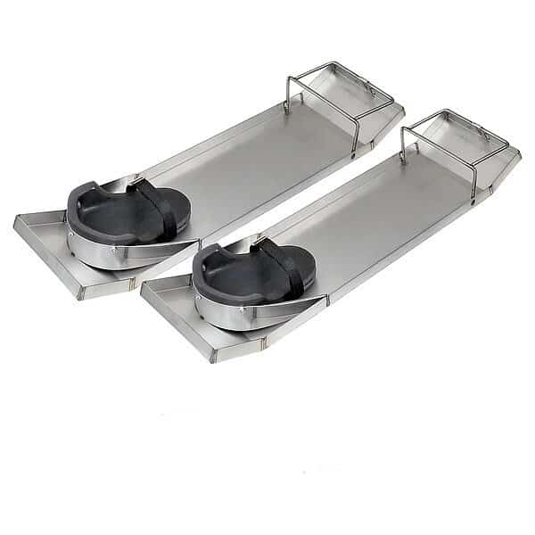 Concrete Slider Knee Board, Stainless, Pr